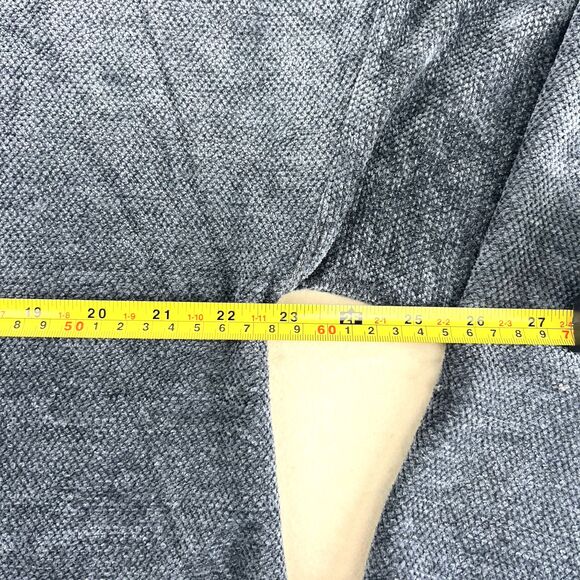 GIGIO USA Two Toned Gray Color-Block Turtleneck Sweater Bell Sleeves  Pockets M - Picture 12 of 16